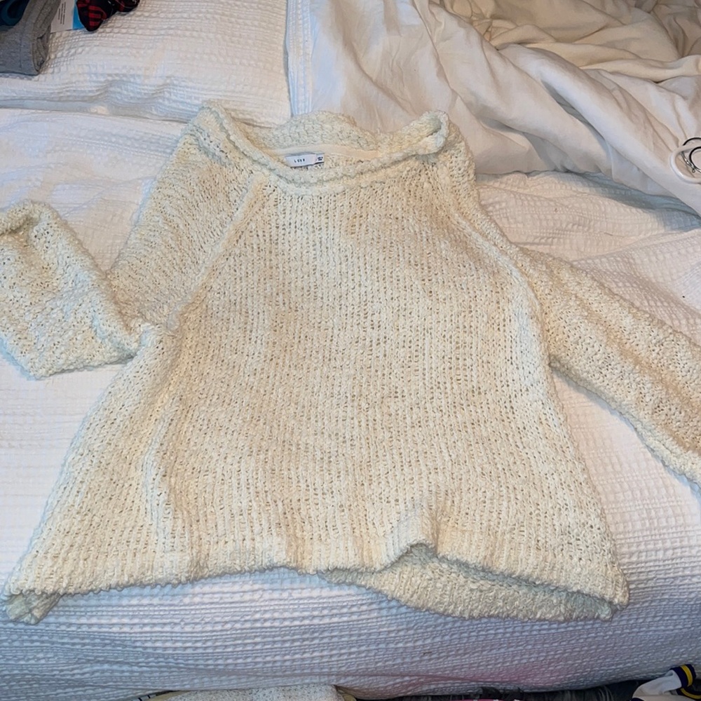 LUSH white/cream sweater